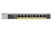 NETGEAR GS108LP Ohanterad Gigabit Ethernet (10/100/1000) Strömförsörjning via