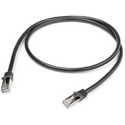 StarTech.com N6SPAT1MBK nätverkskablar Svart 1 m Cat6 SF/UTP (S-FTP)