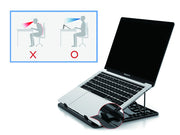 Conceptronic ERGO Laptop Cooling Stand Ställ till bärbara datorer Svart