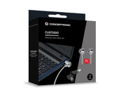 Conceptronic CNBSLOCK15T kabellås Silver 1,5 m