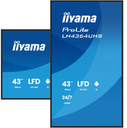 iiyama LH4364UHS-B1AG skyltställ Platt skärm för digital skyltning
