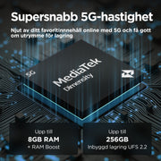 Motorola moto g55 5G - 256 GB - Grå