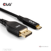 CLUB3D CAC-1559 videokabeladapter 1 m USB Type-C DisplayPort Svart