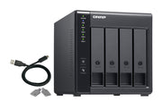 QNAP TR-004 Hölje för lagringsenheter HDD- / SSD kabinett Svart 2.5/3.5"