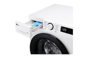 LG F4DR509SBW kombinerad tvättmaskin och Tumlare Fristående Frontmatad Svart