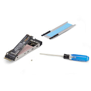 StarTech.com Avtagbart flyttbart ställ med två fack M.2 NVMe SSD till PCIe x8.