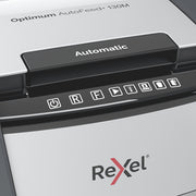 Rexel AutoFeed+ 130M dokumentförstörare Mikrostrimling 55 dB Svart