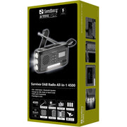 Sandberg 421-17 radioapparater Analog och digital Svart