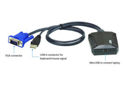 ATEN Kraschvagnsadapter till USB-försedd KVM-konsol för bärbar dator