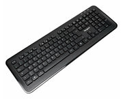 Targus AKM610FR tangentbord Mus inkluderad Universal RF Trådlös AZERTY Fransk Svart