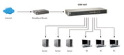 LevelOne GSW-1657 nätverksswitchar Ohanterad Gigabit Ethernet (10/100/1000) Svart
