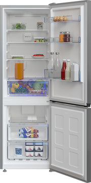Beko B1RCNA344S kombinerad kyl/frys Fristående 301 l Rostfritt stål