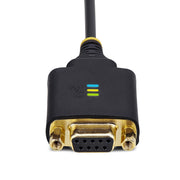 StarTech.com 1ft (30 cm) USB till Null Modem seriell adapterkabel
