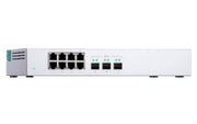QNAP QSW-308S nätverksswitchar Ohanterad Gigabit Ethernet (10/100/1000) Vit