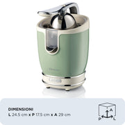 Ariete 0413/04 elektrisk citruspress 0,6 l 85 W Grön
