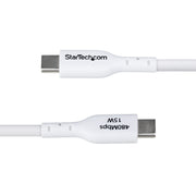 StarTech.com 3 m USB-A till USB-C-laddningskabel