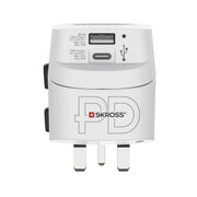 Hama 00223477 reseadaptrar Modulär Typ C (Europlug) + typ F Vit