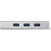 StarTech.com Bärbar USB 3.0-hubb med 3 portar plus Gigabit Ethernet