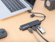 Manhattan 180863 dockningsstationer för bärbara datorer USB 3.2 Gen 1 (3.1 Gen 1)