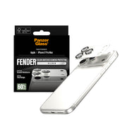 PanzerGlass Fender Camera Protector Silver iPhone 17 Pro Max Genomskinligt