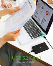 ICY BOX IB-200T-C3 SSD-inkapsling Svart 2.5"