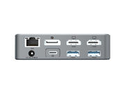 Conceptronic DONN25G dockningsstationer för bärbara datorer Kabel USB 3.2 Gen 2 (3.1