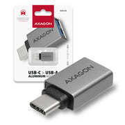 Axagon RUCM-AFA kabelomvandlare (hane/hona) USB type C USB type A Metallisk