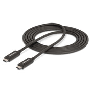 StarTech.com A40G2MB-TB4-CABLE Thunderbolt-kablar 2 m 40 Gbit/s Svart