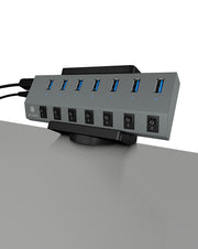 ICY BOX IB-MSA106-HH Passiv hållare Usb-hubb Svart