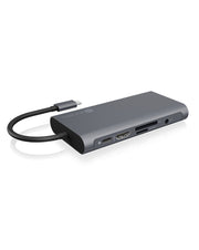 ICY BOX IB-DK4040-CPD Kabel USB 3.2 Gen 1 (3.1 Gen 1) Type-C Antracit