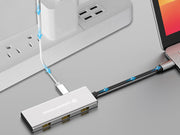 Conceptronic HUBBIES17G gränssnittshubbar USB 3.2 Gen 2 (3.1 Gen 2) Type-C 10000