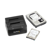 StarTech.com Dubbel USB 3.0-dockningsstation med UASP för 2,5/3,5" SSD/HDD-hårddiskar