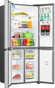 Gorenje NRM819E61X Kombinerad kyl/frys side-by-side Fristående 460 l Grå