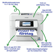 Epson WorkForce Pro WF-C4810DTWF Printer - Bläckstråleskrivare - Duplex
