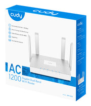 Cudy WR1300E trådlös router Gigabit Ethernet Dual-band (2,4 GHz / 5 GHz) Vit