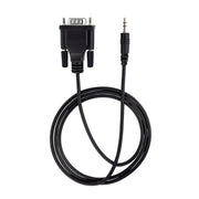 StarTech.com 1 m DB9 till 3,5 mm seriell kabel för konfiguration av seriell enhet
