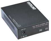 Intellinet 506519 mediakonverterare för nätverk 100 Mbit/s 1310 nm Flerläge Svart