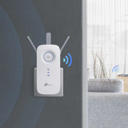 TP-Link RE450 Nätverkssändare och -mottagare Vit 10 - 1x1G