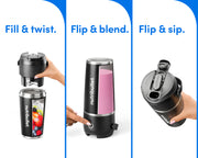 NutriBullet Flip 0,59 l Bärbar mixer 11 W Svart