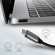 Axagon HMC-6M2 dockningsstationer för bärbara datorer Kabel USB 3.2 Gen 1 (3.1 Gen