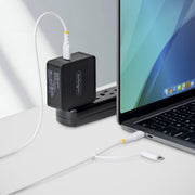 StarTech.com 1 m robust 2-i-1 USB-C-laddningskabel med Lightning-adapter