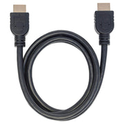 Manhattan 353922 HDMI-kabel 1 m HDMI Typ A (standard) Svart