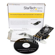 StarTech.com PCI Express USB 3.0-kort med 4 portar