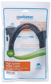 Manhattan 372510 videokabeladapter 3 m HDMI Typ A (standard) DVI-D Svart