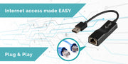 i-tec Advance U2LAN nätverkskort Ethernet 100 Mbit/s