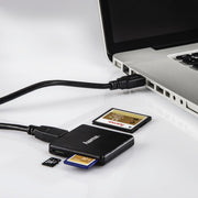 Hama 00124022 kortläsare USB 3.2 Gen 1 (3.1 Gen 1) Type-A Svart