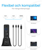 ICY BOX IB-382H-C31 HDD- / SSD kabinett Svart 2.5/3.5"