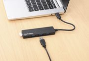 Manhattan 164924 dockningsstationer för bärbara datorer USB 3.2 Gen 1 (3.1 Gen 1)