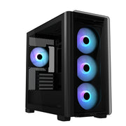 ASUS A23 PLUS TG ARGB BLACK Micro Tower Svart
