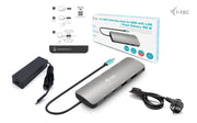 i-tec Metal C31NANOHDM2D100 dockningsstationer för bärbara datorer Kabel USB 3.2 Gen